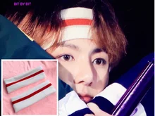 

KPOP Tian Zhengguo JUNG KOOK Headband Japanese Tour Concert Same Style Headband Men's Sports Yoga Headband New Fashion Gifts