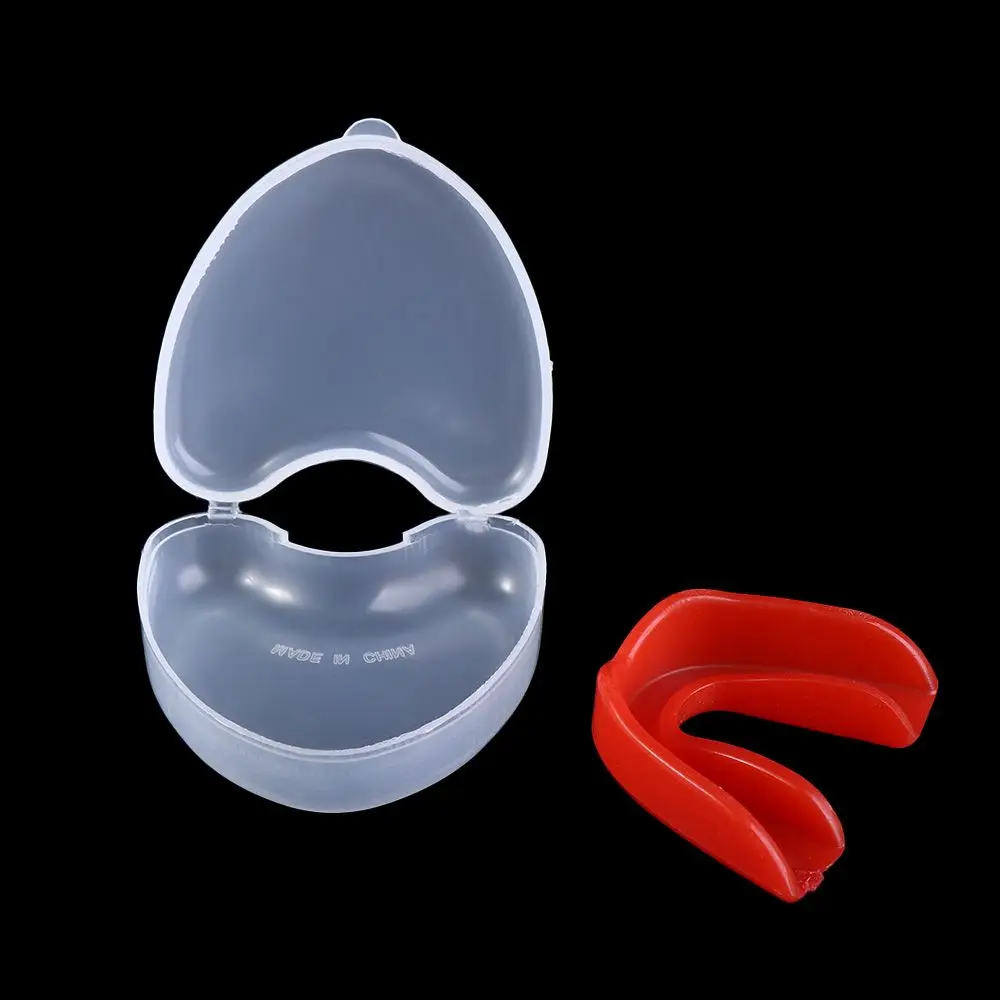 Eva Youth Children Karate Boxing Basketball Adults Mouthguard With Plastic Case Box Teeth Protector Sports Mouth Guard
