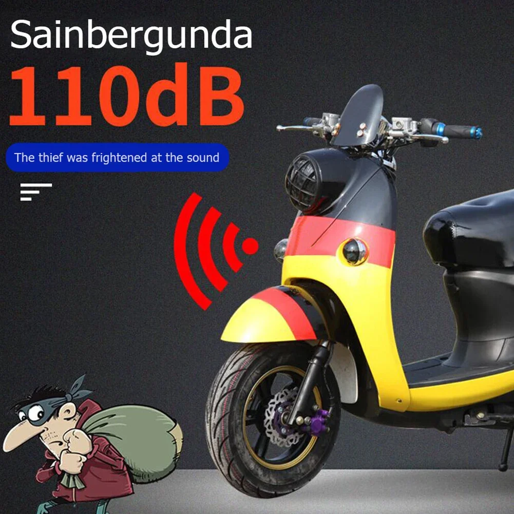 Sistema di allarme Ebike 36V 48V 60V 72V con due interruttori per bicicletta elettrica/scooter moto triciclo e bici/controller brushless - immagine 2