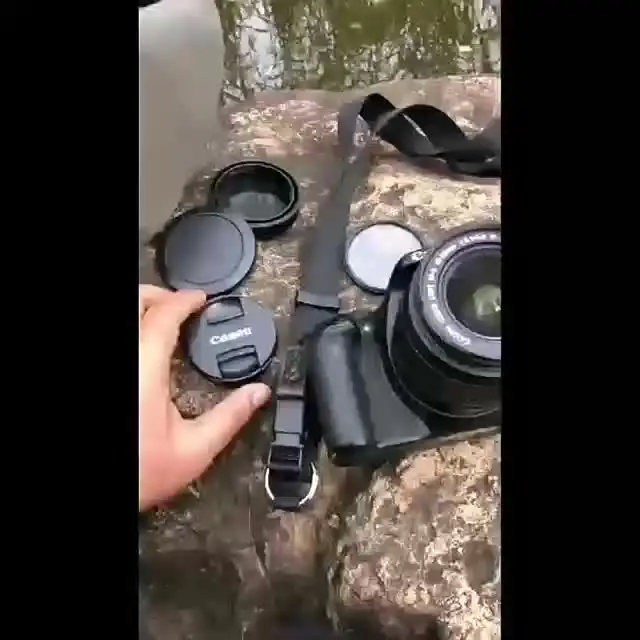 2 X 49 Mm Tappo Anteriore A Scatto Centrale Per Filtro - Foto 2