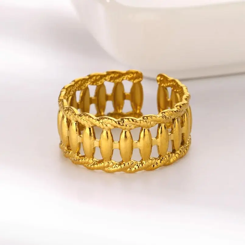 Hollow Double Stainless Steel Ring