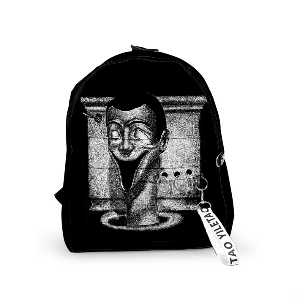 

3D Game New Product Skibidi Toilet Peripheral Toilet People Backpack Primary and Secondary School Schoolbags for Men and Women