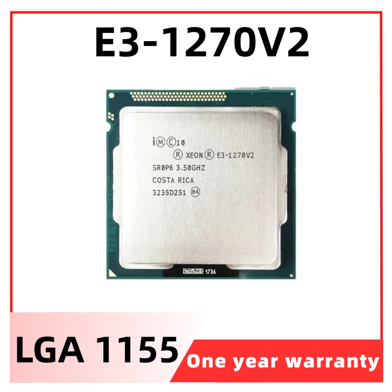 

Процессор Xeon E3-1270 V2 E3 1270V2, четырехъядерный телефон, процессор LGA1155, десктопный процессор