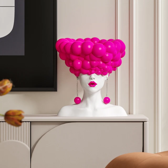 Rosé Muse Sculptural Bust 1