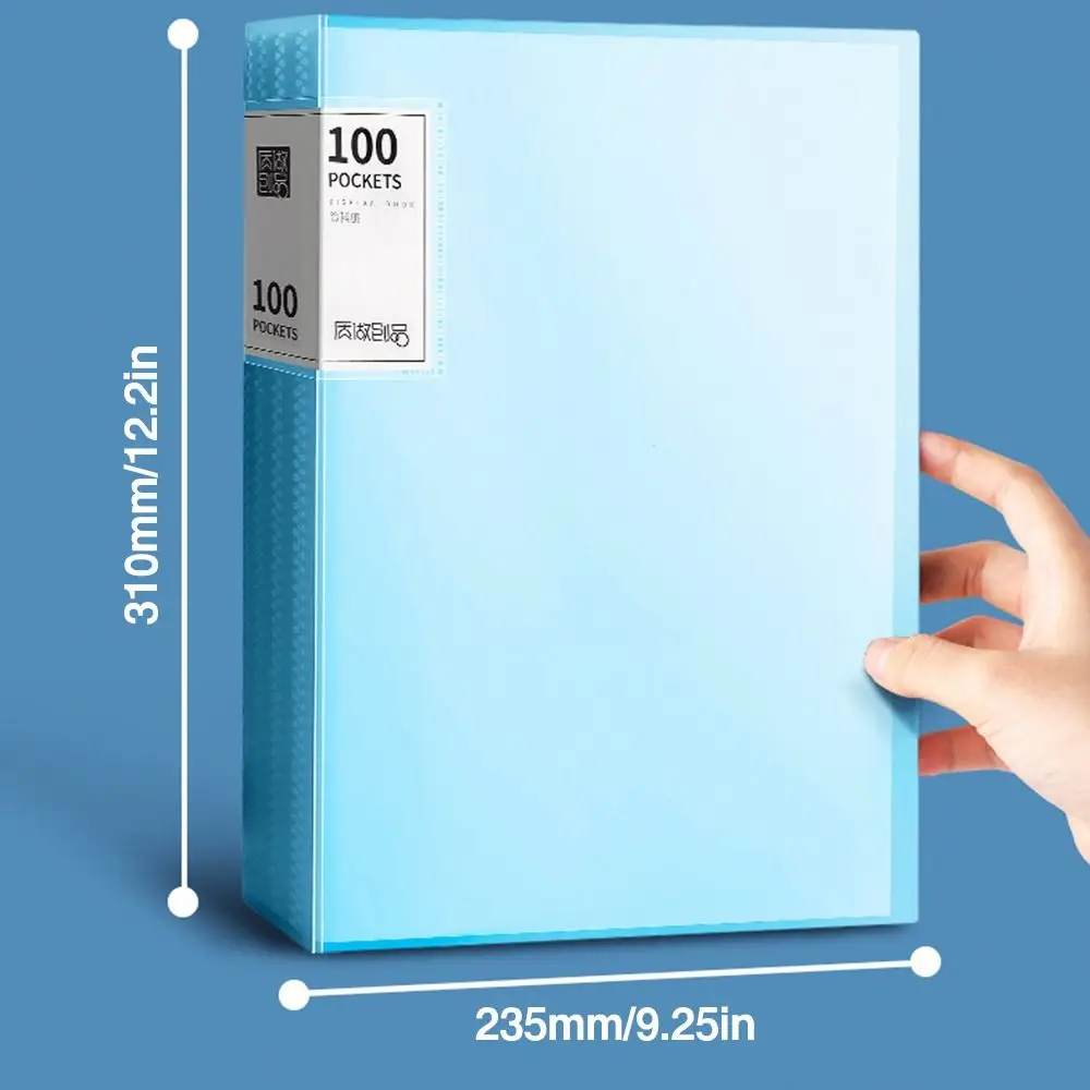 20/30/40/60/100 Pages A4 File Folder Large Capacity Multilayer Test Paper Storage Bag Waterproof Multifunctional