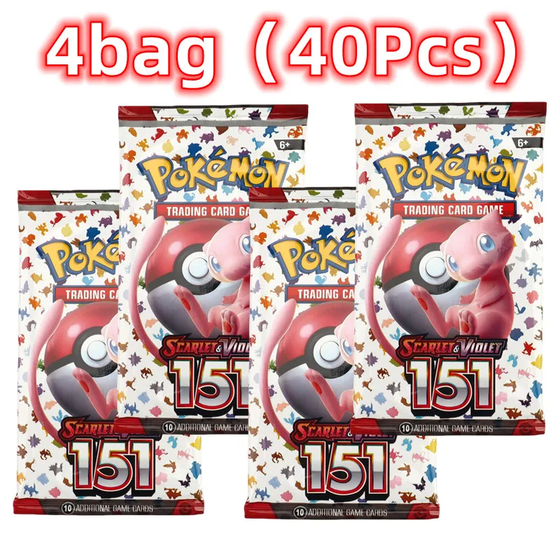 40/360Pcs English version Pokémon TCG: Scarlet & Violet 151 classics Expansion Booster Box Pokemon trade card 36 Pack Box