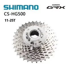 SHIMANO 10 - Speed Road Bike Cassette Sprocket, Various Gear Options (HG500 11 - 25T)