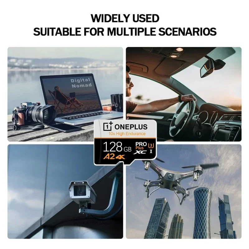 원플러스 2TB 고속 A2 SD 카드 512GB 256GB 128GB 메모리 카드 1TB 마이크로 TF SD 어댑터 스마트폰/태블릿/PC 겸용