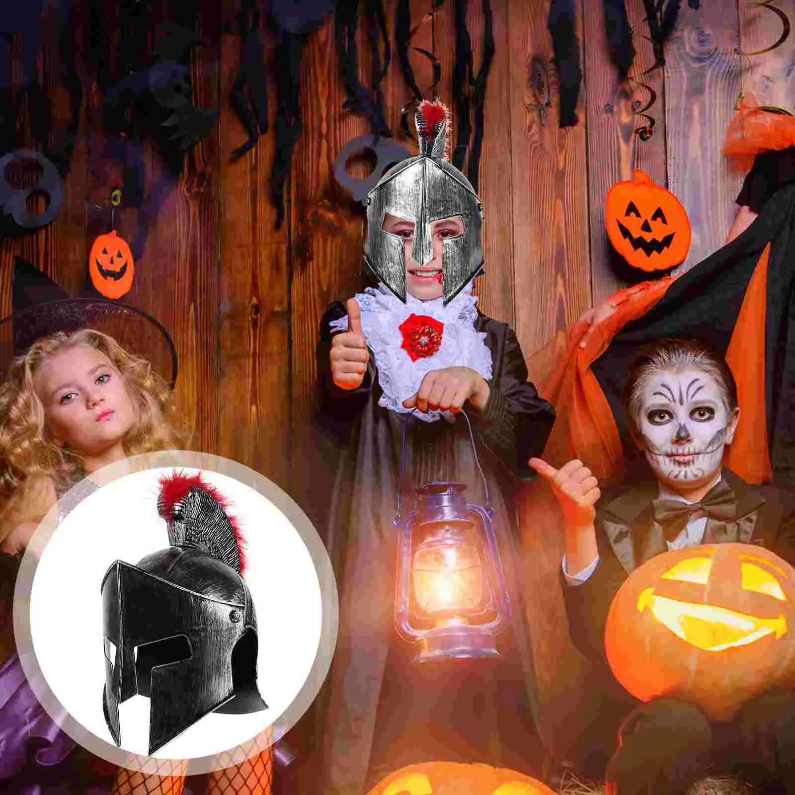 

Holiday Ball Supplies Hats Decoration Hallowe Soldier Pirate Hallowee Adults Pvc Plastic Material Men Roman