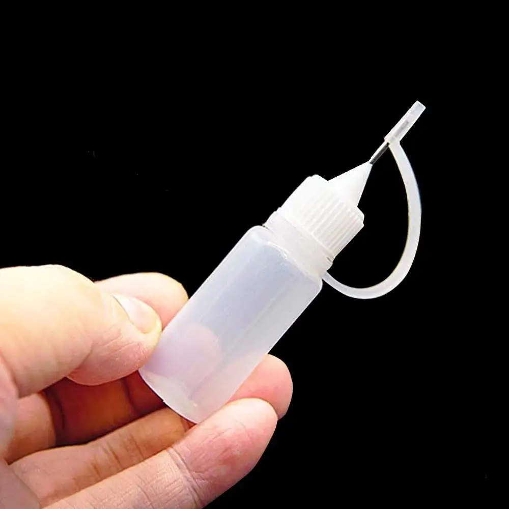 20PCS X 5ML-120ML Plastic Empty Squeezable Dropper Bottles Glue Liquid Juice Containers Steel Needle Tips + Mini Funnels refillable bottles