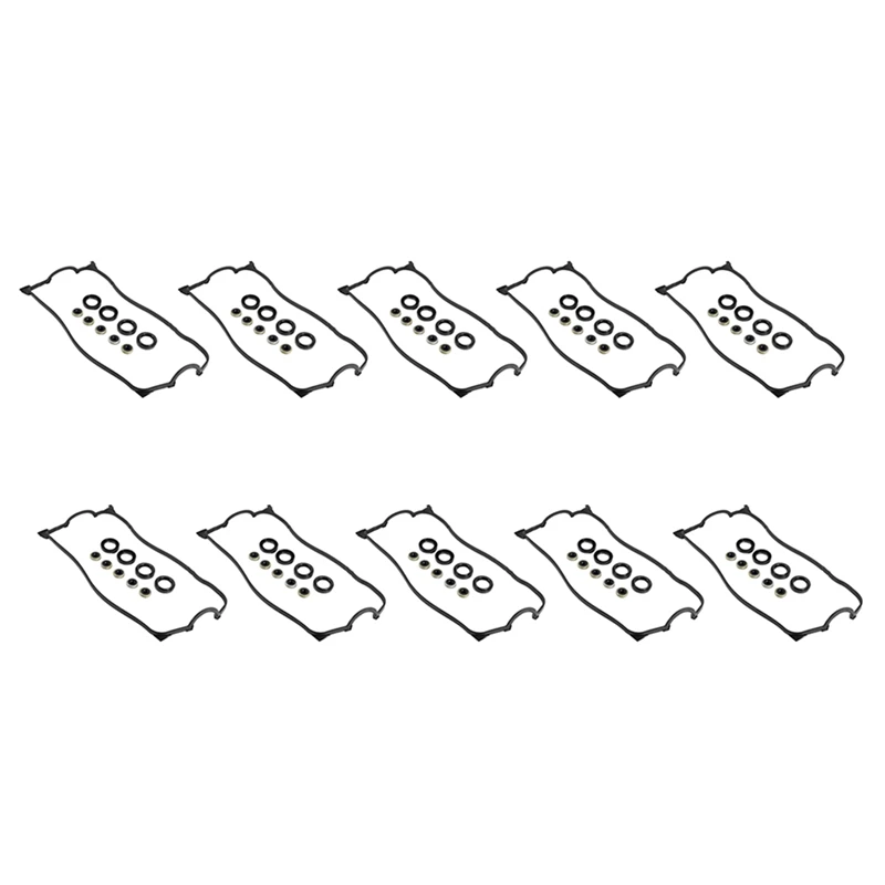 

10X 12030-P2A-000 Valve Cover Gasket Kit Set For Honda Civic Del Sol