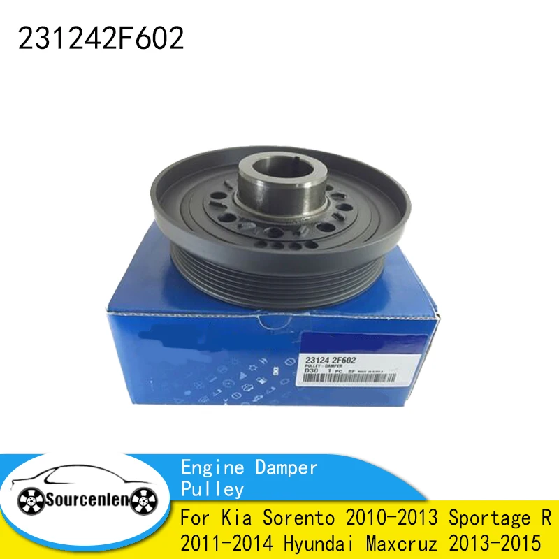 AIM Crankshaft Pulley CP22 – Compatible With Hyundai Santa Fe Grandeur Ix35 23124-2f000