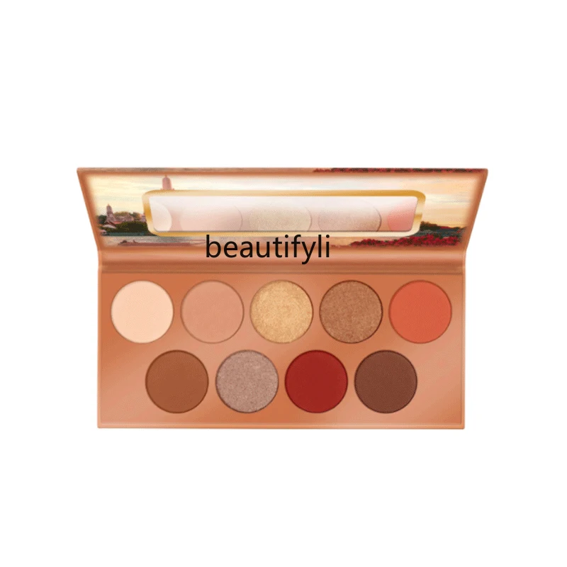 

Spring 9-Color City Eye Shadow Makeup Palette Shimmering Powder Shimmer Girl Series