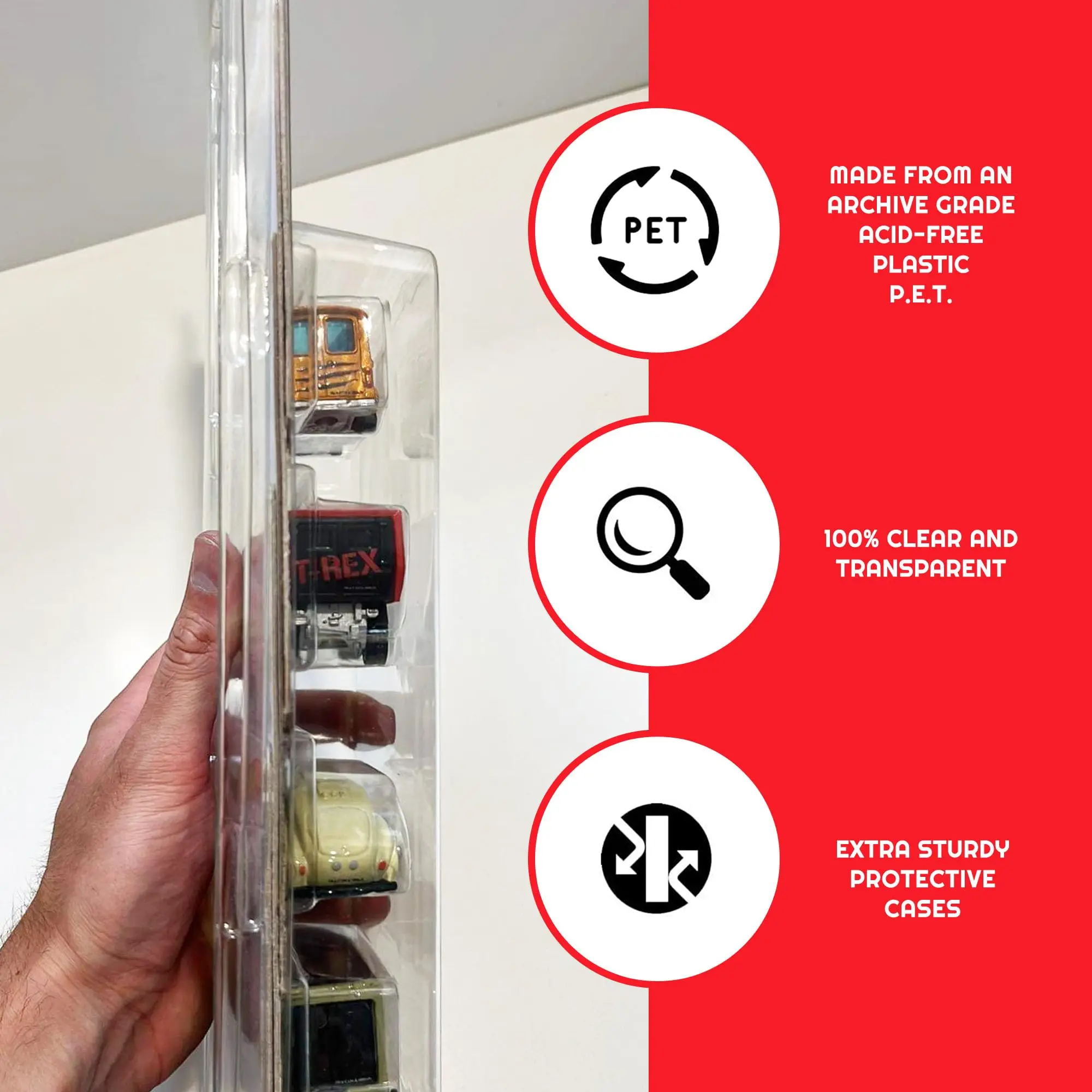 ICUANUTY Vetrina In Acrilico Per Auto Da Corsa Lego Speed Champions Mercedes-AMG F1 W15 77244 - Foto 5