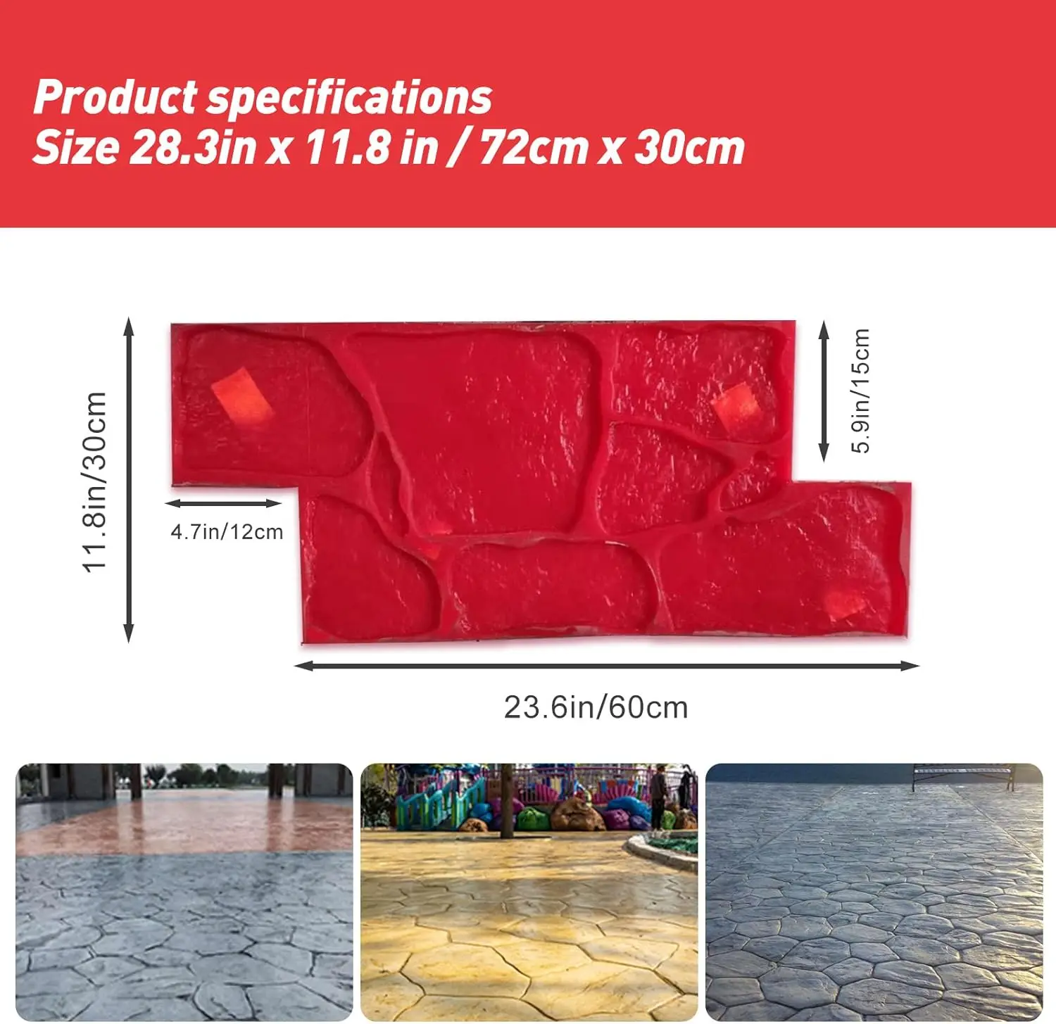 Concrete Texture Mat Stone floor Seamless Polyurethane Stamps Textures on Walls or Concrete Ground