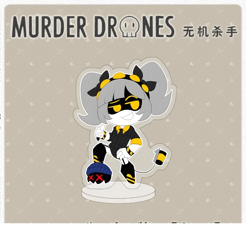 Murder Drones Season 1 Uzi & Cyn Acrylic Stand - Unique Desktop Ornament & Christmas Gift