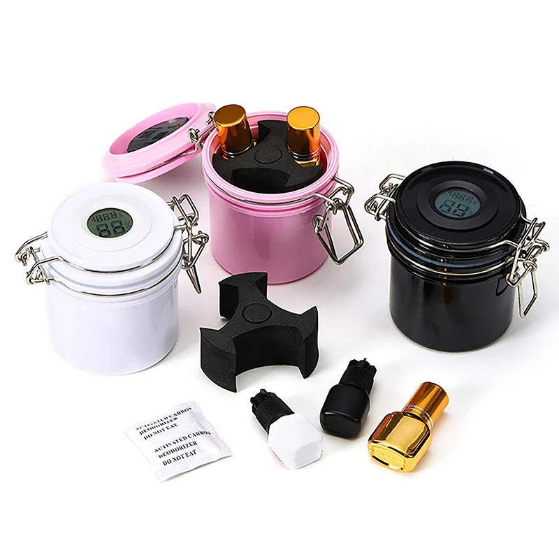 

Контейнер для хранения клея для наращивания ресниц, температуры и влажности