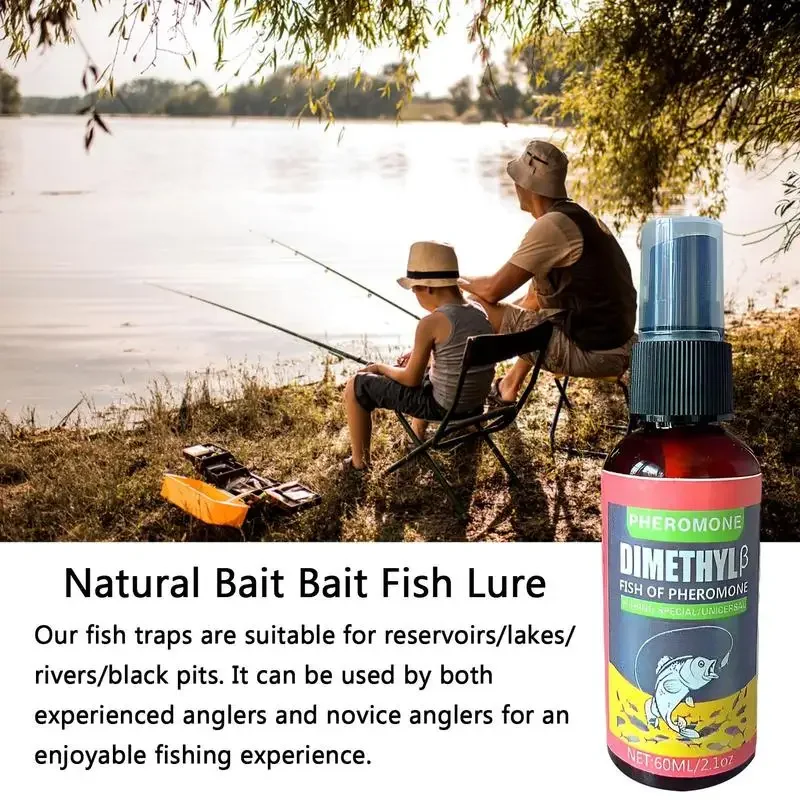 Spray attractant phéromones poissons - Appât liquide carpe crucian hareng pêche rivière sauvage