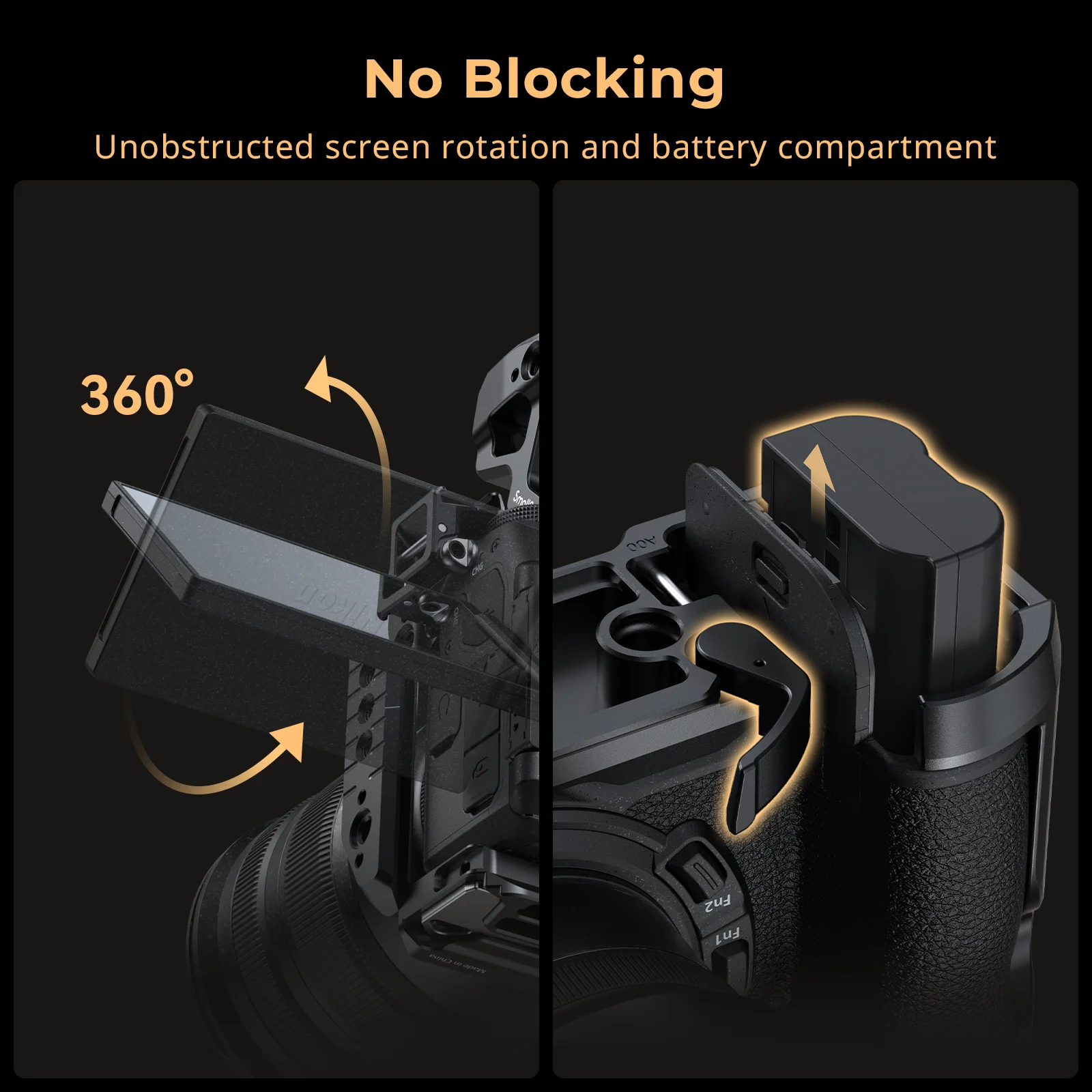 SmallRig Camera Cage for Nikon Z 6III with Arca-Swiss Quick