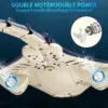 Remote Control Toy High Simulation Devil Ray for Pool Bathroom Great Gift Boat Toys for 3+ Year Old Boys and Girls 5