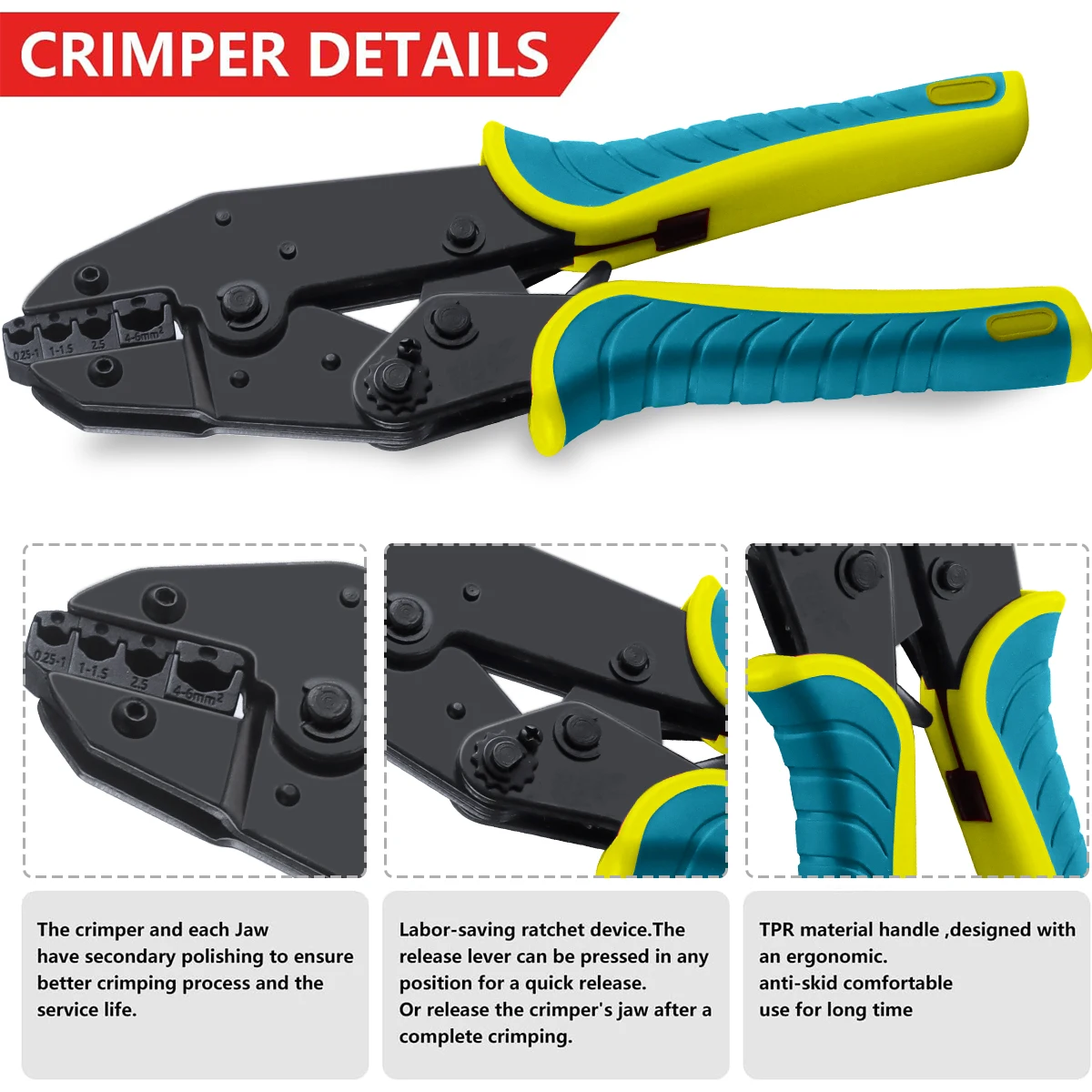 VK-40J Crimping Pliers for Cable Terminals