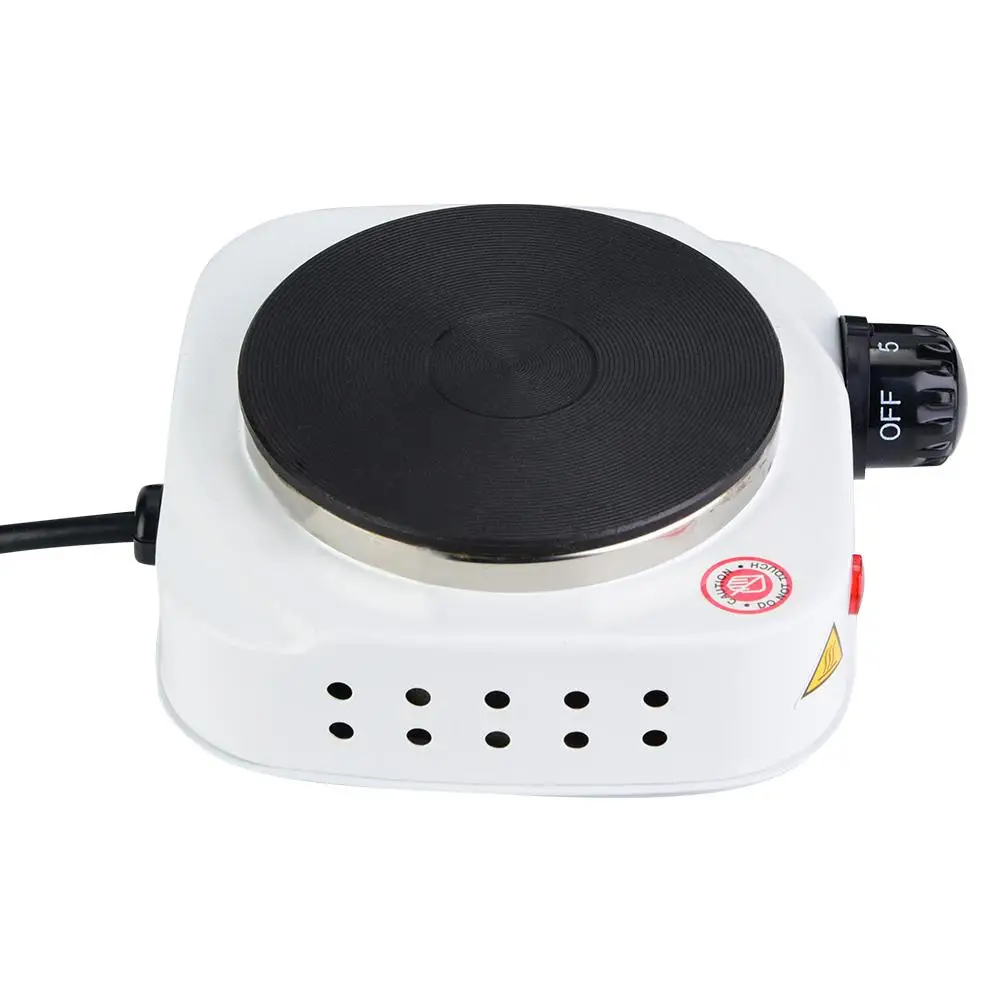110V 220V Electric Hot Plate Mini stove Coffee Heater Milk Tea Mocha Heating Stove Cooking Pot Oven Small Furnace Cook US plug 4