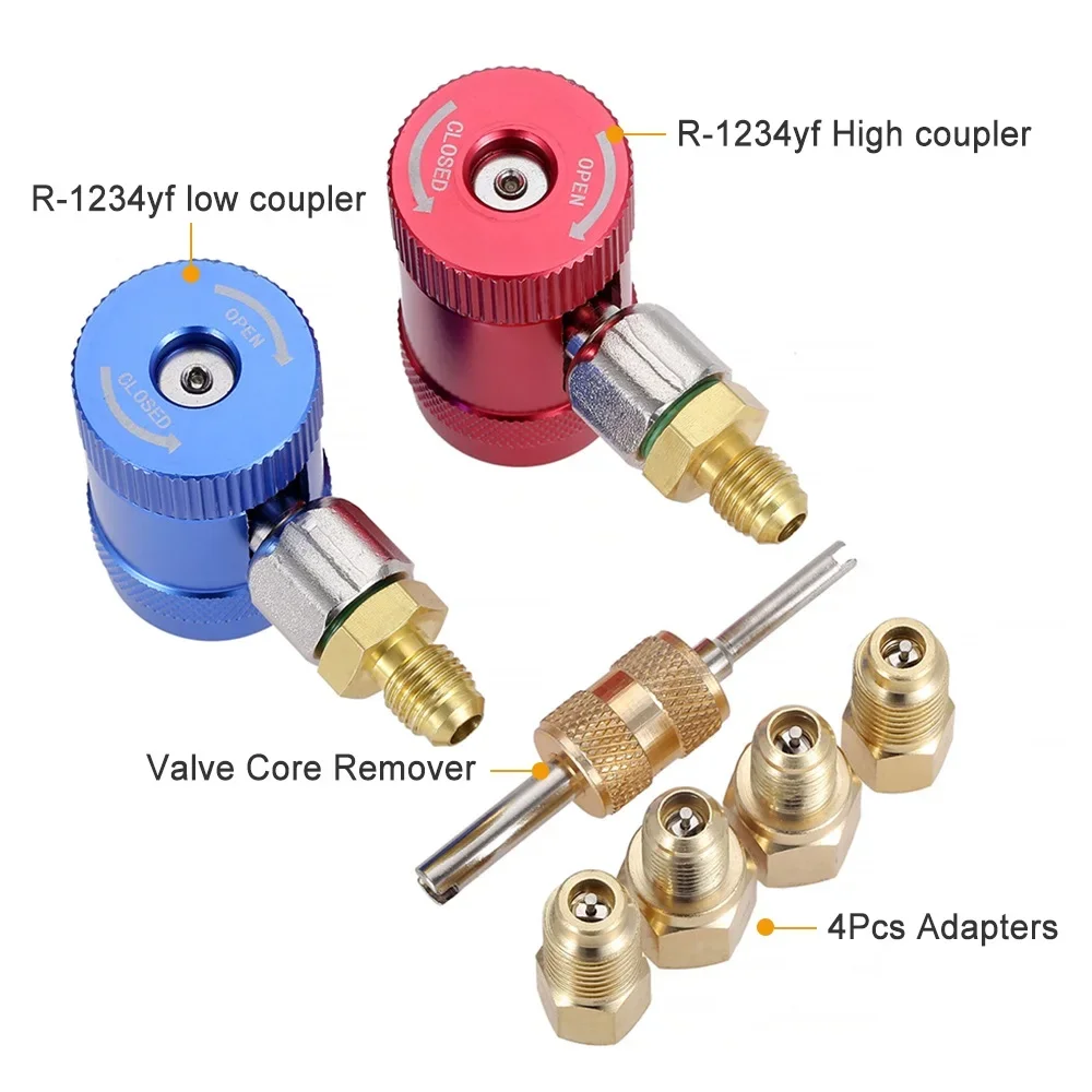 Raccord Clim Voiture R134a Adaptateurs De Coupleur Rapide R1234yf
