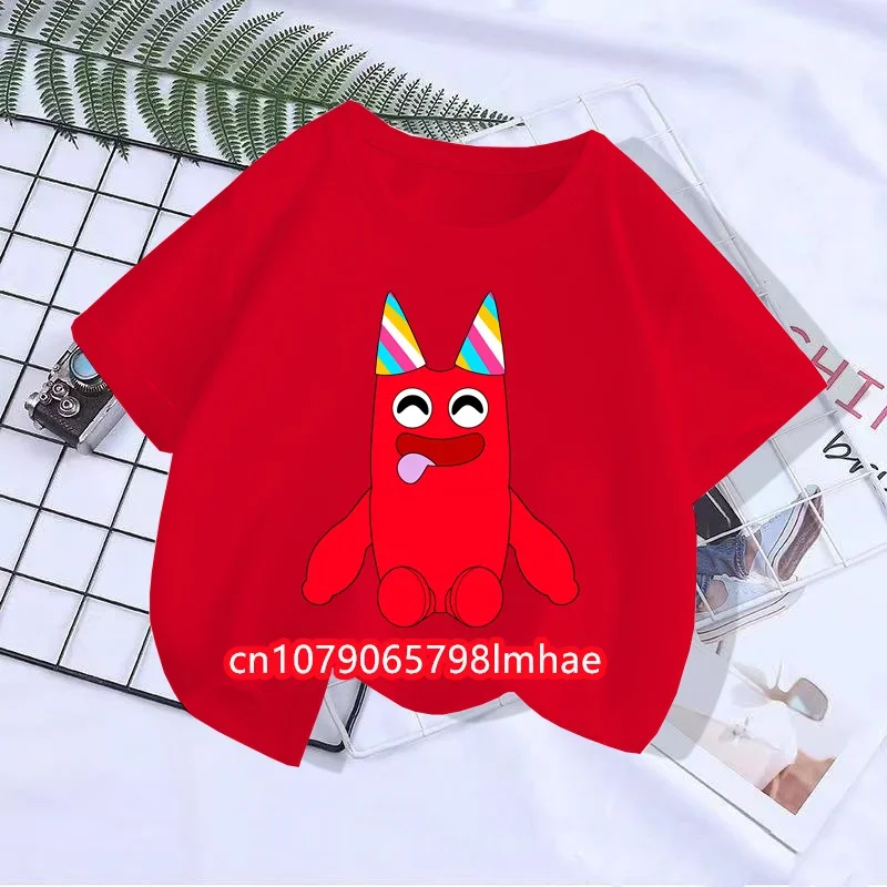 

Garten OfBanban Banban Garden Fashion Peripheral Clothes Children's Short-sleeved T-shirt Summer Clothes Boys Half-sleeved Tops