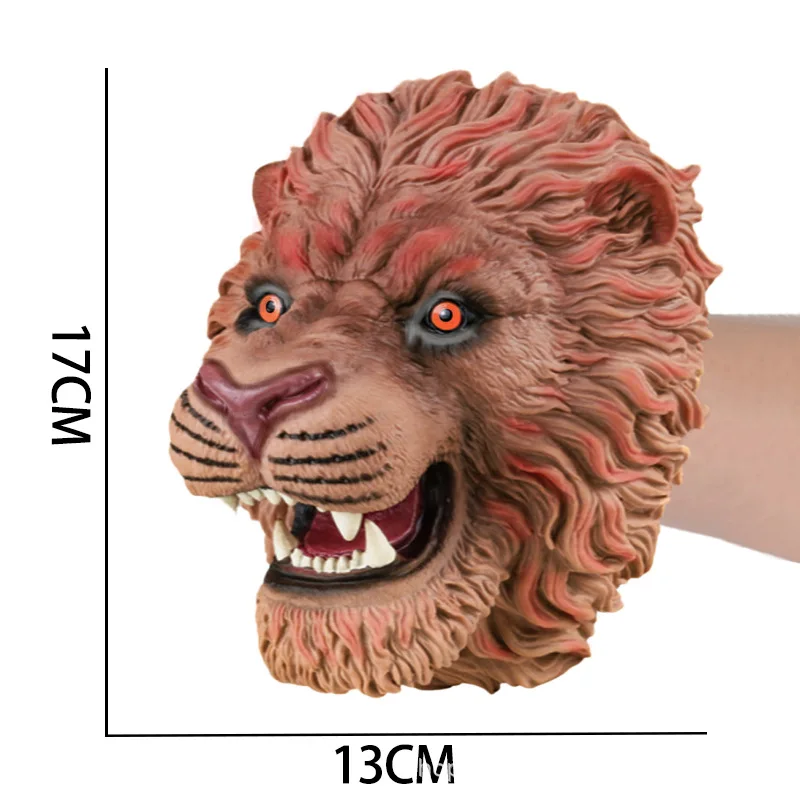 Funny Simulation Animal Hand Puppet Model Party Performance Props Kids birthday Gifts