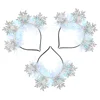 Christmas Snowflake Hair Hoop Costume Women Headband Headbands Party Crown Silver Baby 6