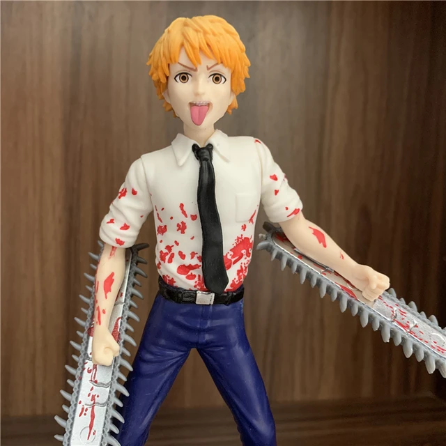 Anime Chainsaw Man Action Figure Stand  Chainsaw Man Makima Denji - Anime  Man Figure - Aliexpress