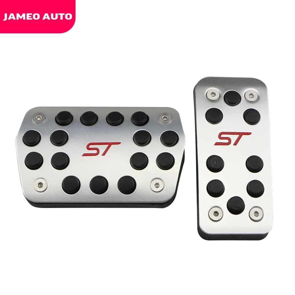 Stainless Car Pedals Covers for Ford Focus 2 3 MK2 MK3 Kuga Escape RS ST 2005-2020 Clutch Gas Brake Pedal Set Pads