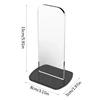 2 Pcs/Set Clear Acrylic Boxing Gloves Display Rack for Home Store Vertical Storage Stands Sports Glove Holders Desktop Organizer 6