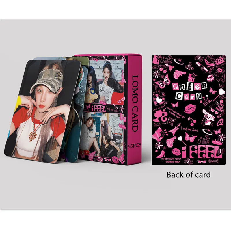 55PCS Gidle New Album Nxde Lomo Card World Tour Photocards I Never
