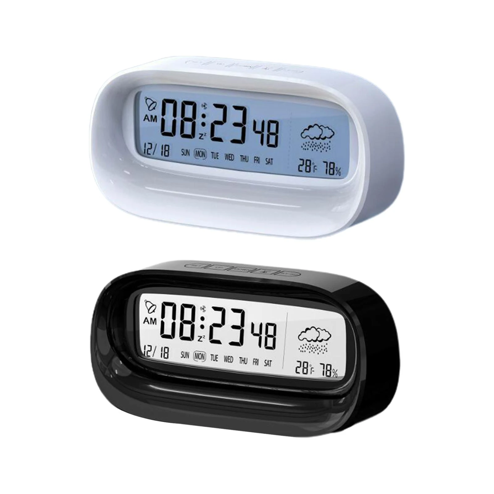 Norm Verklaring ongebruikt Digitale Wekker Temperatuur En Vochtigheid Lcd Display Gemakkelijk Te Lezen Grote  Cijfers Snooze Mute Weersomstandigheden Station Voor Ornament| | -  AliExpress