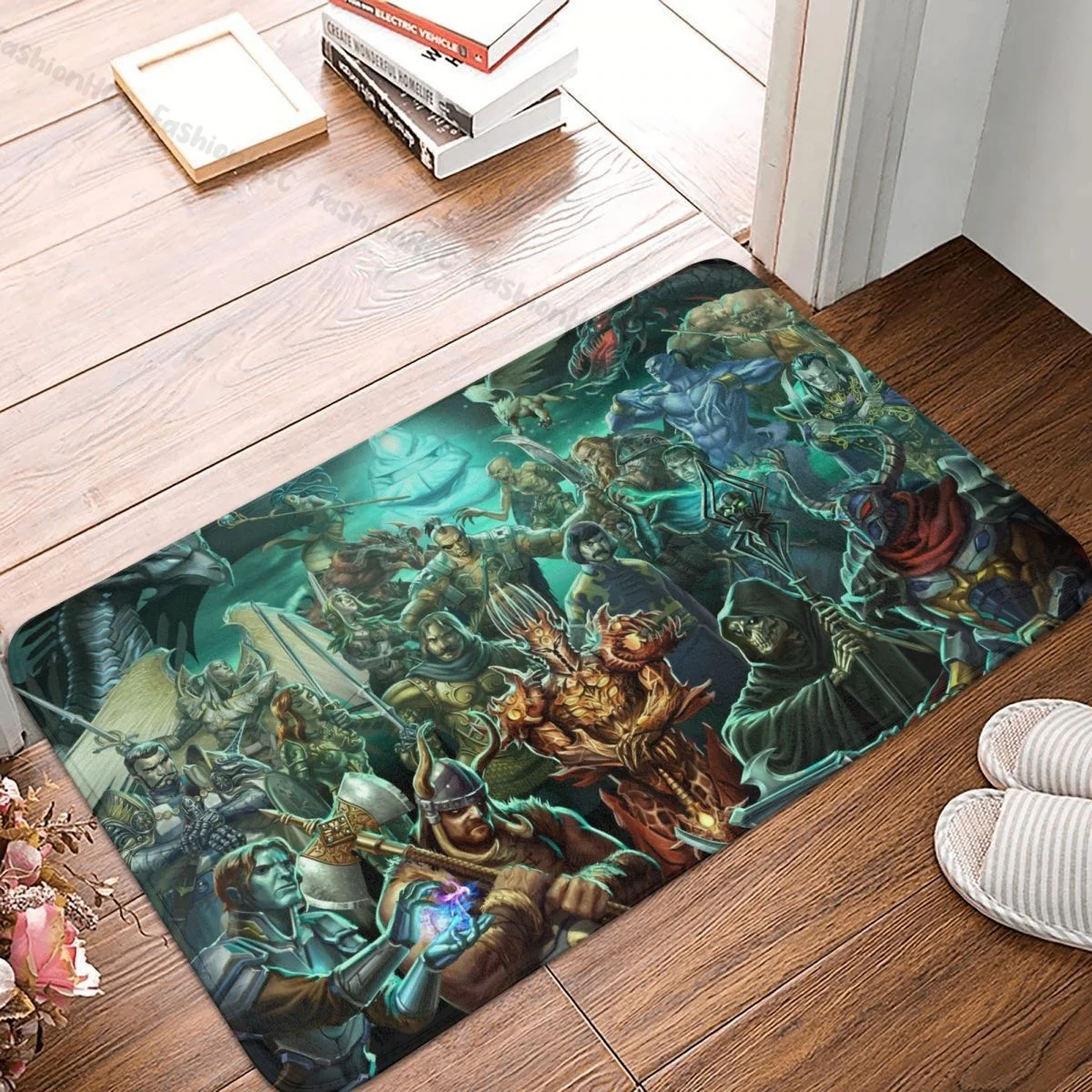 

Нескользящий коврик для входной двери с изображением героев мультфильмов