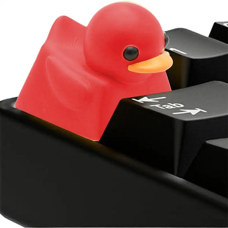 Duck Keycap ABS PVC Keycap Replacement For MX Mechanical Keyboards Cute Decor Game Accessories DecompressionSupplies