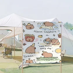 Charming Capybara Flag for Outdoor and Home Decor ( 4)