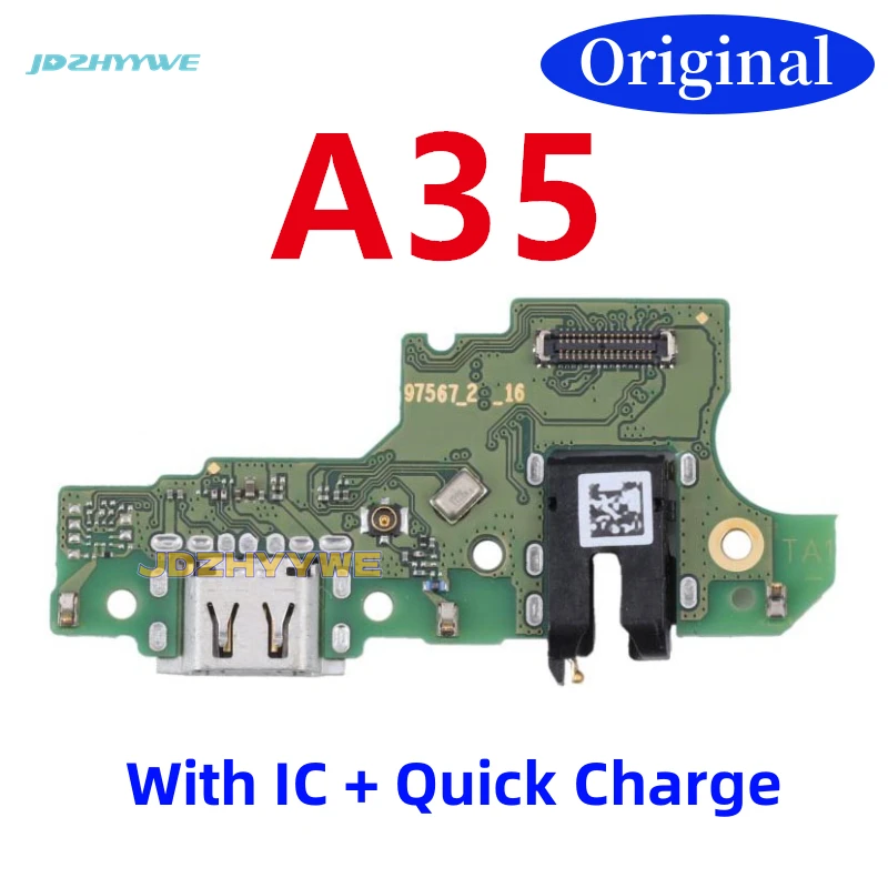 Original USB Charge Dock Port Jack Connector Flex Cable For OPPO  A32  A35 A52 4G A53 A53S A54 A54S 5G Charging Board Module