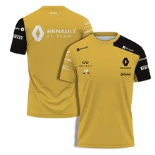  2022 New Hot F1 Official T Shirt Hot Sale Formula One Alpine F1 Team Blue Short Sleeve Summer Racing Oversized Top Fan Shirt 