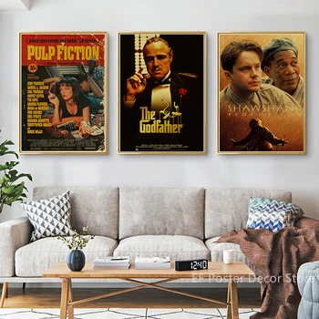 Hot Classic Movie Poster Film Aesthetic Prints The Office Friends TV Retro Painting Vintage Home Room Bar Art Wall Decor Picture 2