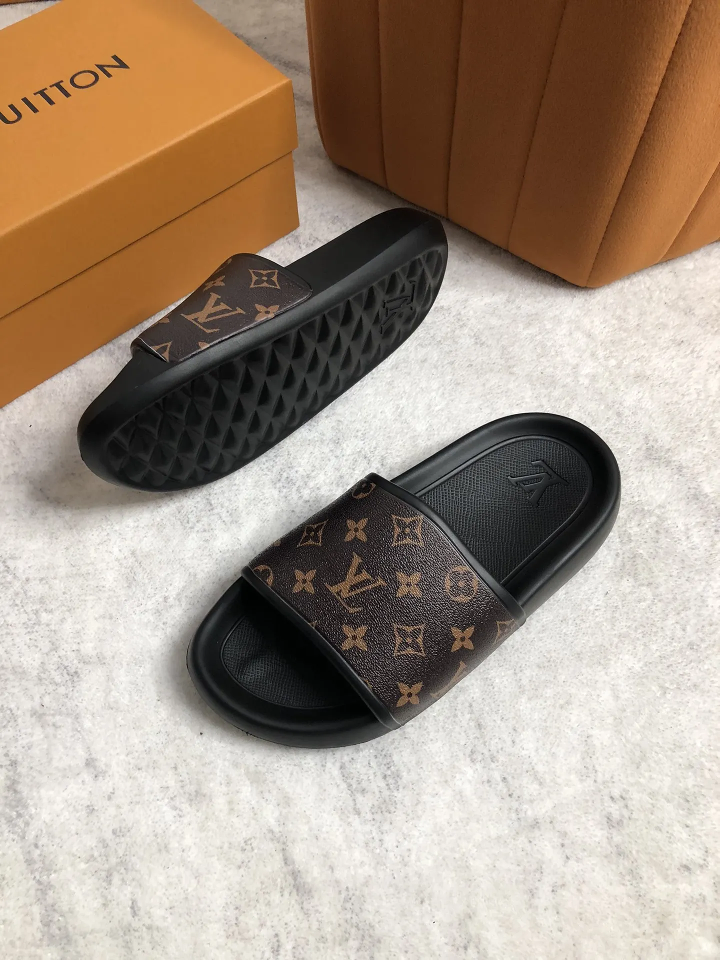 Vuitton Shoes Lv Dupe Slippers Louis Vuitton Slippers New