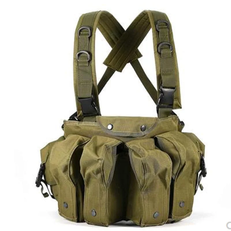 

Tactical Vest AK Belly Pocket Men's Outdoor CS Field Protective Equipment Special Forces Combat Vest Breathable Lightweight