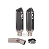 Left Muffler For BMW F650GS 2008-2012 F700GS 2013-2017 Motorcycle Exhaust Mid Pipe Escape Stainless Steel Connect Tube DB Killer