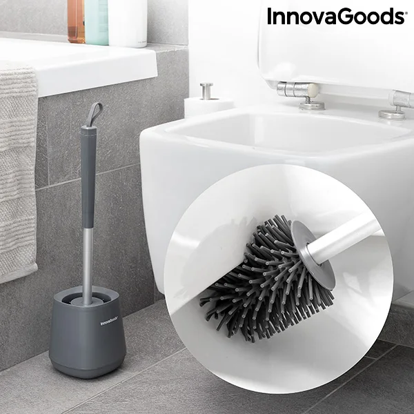 Rubber toilet brush Kleanu InnovaGoods AliExpress