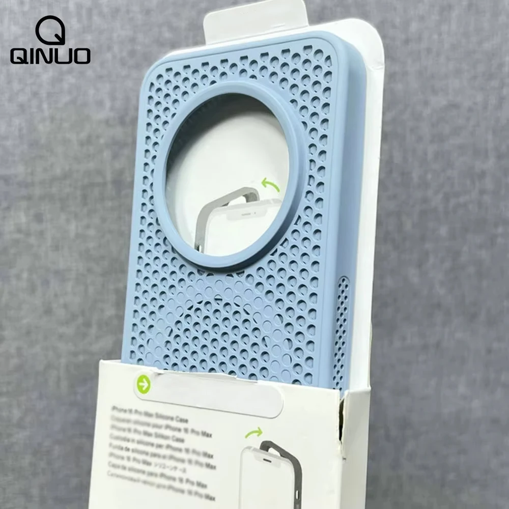 Dissipate Heat Magnetic Shockproof Cooling Case with Mesh Back Cover