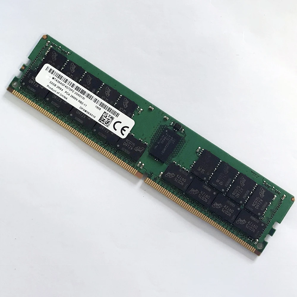 1PCS 32G DDR4 PC4-2666V For Micron Server Memory ECC REG