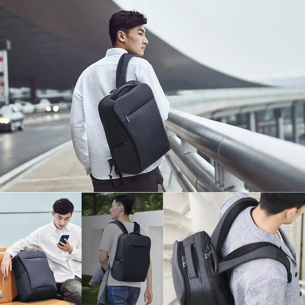 Original Xiaomi Mi Business Travel Backpacks 2 Waterproof Open Bag 26L Big Capacity For 15.6Inch School Office Smart Laptop Bag waterproof backpack
