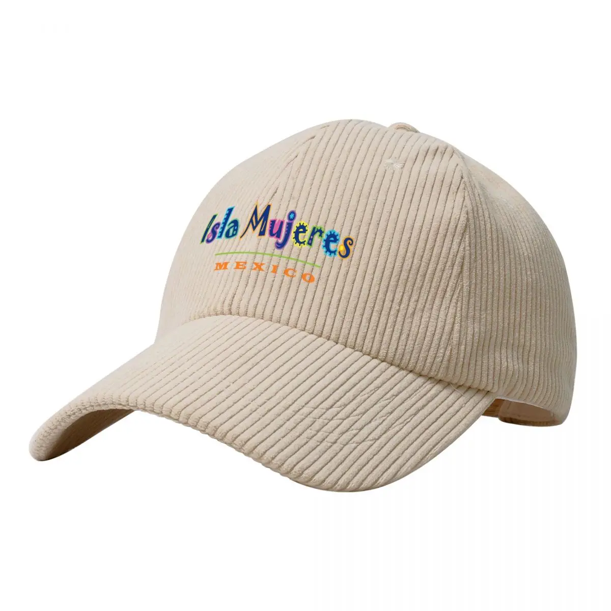 

Isla Mujeres Mexico Corduroy Baseball Cap birthday Brand Man cap Hat Baseball Cap Snap Back Hat Women's Golf Wear Men's