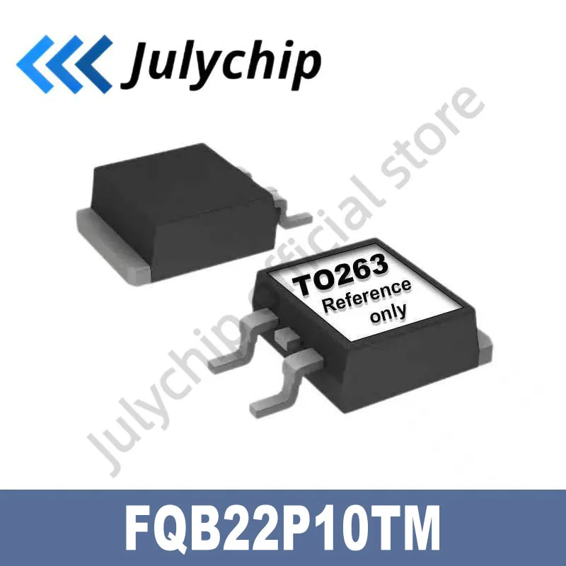 

FQB22P10TM NEW ORIGINAL P-Channel 100 V 22A (Tc) 3.75W (Ta), 125W (Tc) Surface Mount D²PAK (TO-263)